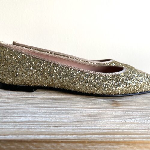 Ballerinas Gold Glitzer